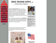 Tablet Screenshot of gracetrainingsupply.com